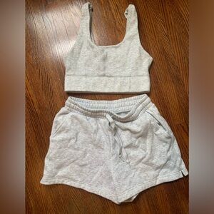 Small short and crop top set